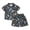 Black, variant on TAIAOJING Toddler Boys Hawaii Outfits Sets 2Pcs Set Summer Beach Button Down Shirt Tops + Shorts For Kids Versatile 4-5Y