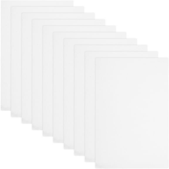 HAKIDZEL Cross Stitch Cloths 10 Sheets for Embroidery Fabrics Craft Enthusiasts White Cotton