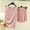 Pink, variant on Ruimatai Women's Summer Casual Solid Color Modal Sleeveless Top Shorts Pajama Set Soft Comfortable Loungewear Homewear Polyester