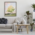 thumbnail image 3 of Stupell Industries Contemporary Sunlit Tree Landscape Impression Brown Floating Frame Canvas Art, 25 x 31, by The Prints Vibe, 3 of 8