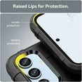 thumbnail image 3 of EGO TACTICAL Rugged Shield Brand Solid Color TPU Phone Case for Samsung Galaxy A54 5G - Solid Black, 3 of 4