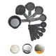 thumbnail image 3 of Juego De Tazas De Cucharas Medidoras 2xPP Con Cuchara Dosificadora A Escala Para Herramientas De Cocina Gris 2 piezas, 3 of 5
