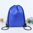 thumbnail image 2 of Polyester Drawstring Bag Sports Marathon Drawstring Bag Storage Bag Drawstring Bag Royal Blue, 2 of 6