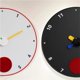thumbnail image 3 of Reloj de pared silencioso minimalista moderno con pilas, combinable., 3 of 4