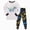 G167-Light Gray, variant on masbird 2 Piece Pajamas Toddler Kids Boys Girls Pajamas Cars Kids Pj's Long Sleeve Sleepwear Clothes Set Outfits Kids Pajamas(Black,2-3 Y)