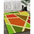 thumbnail image 3 of Ahgly Company Machine Washable Indoor Square Transitional Green Area Rugs, 3' Square, 3 of 7