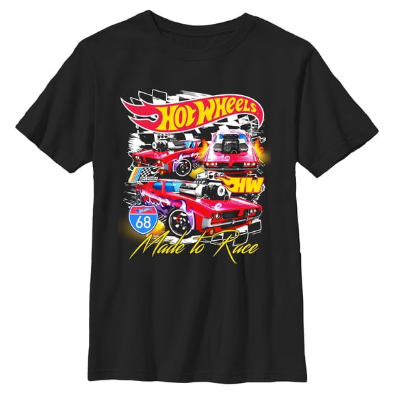 Boys Hot Wheels Rodger Dodger Made to Race T Shirt