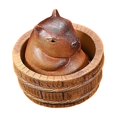 thumbnail image 1 of Clay Capybara Mini Tea Pet Figurine KungFu Tea Pet Model, 1 of 5