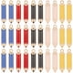 thumbnail image 1 of 1 caja de 50 dijes en forma de lápiz de 5 colores, dijes para profesores, de aleación de esmalte, crayón rojo y amarillo, colgantes de regreso a la escuela., 1 of 5