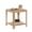 Oak, variant on Leumius 2-Tier End Table for Small Spaces,Farmhouse Nightstand Side Table for Living Room,Bedroom,Oak