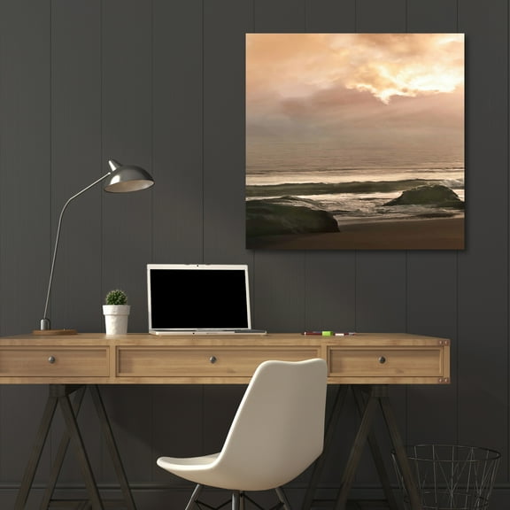 Sepia Sunset I Gallery-Wrapped Canvas Wall Art, 16x16