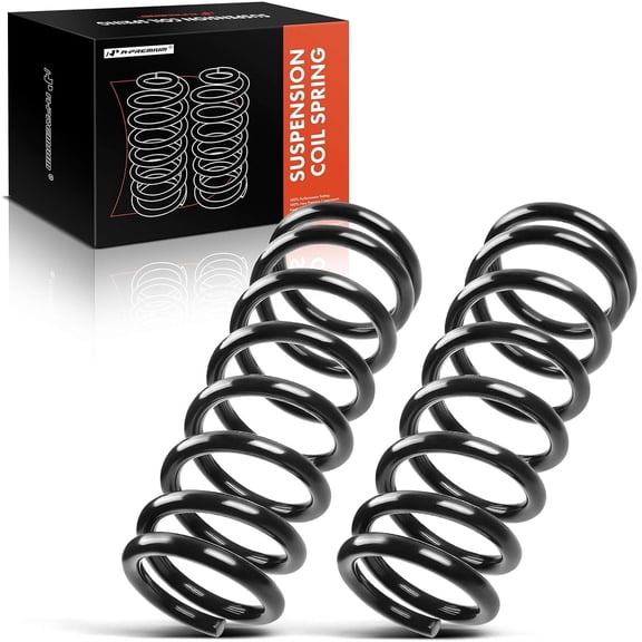 A-Premium Front Coil Springs Compatible with Dodge Ram 3500 2004-2009 5.7L 5.9L 6.7L, 4WD, Driver and Passenger Side, 2-Pack, Replace# 52113984AA, 52113985A