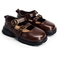 thumbnail image 5 of Baby Girls Shoes Mary Jane Flats Bowknot Non-Slip Toddler Girl Dress Shoes First Walkers Princess Wedding Shoes, 5 of 7