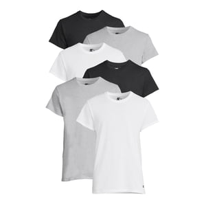 Starter Men's Crewneck Tees, 6-Pack