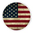 thumbnail image 1 of Toalla de playa redonda ABPHQTO bandera americana 60 pulgadas microfibra, 1 of 2