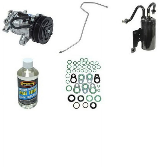 A/C Compressor and Component Kit -- Compressor Replacement Kit Fits select: 2002,2003 DODGE RAM 1500