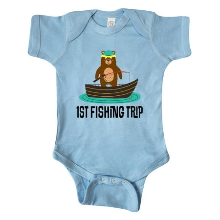 

Inktastic 1st Fishing Trip Gift Baby Boy Bodysuit