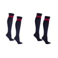 thumbnail image 2 of 2 Pair Pack Knee High Boot Socks With Snap On Accessories By Minx NY, 2 of 2