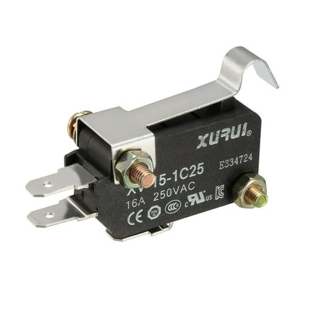 3 Pole Type - XURUI Authorized 16A AC 250V 3 Poles Simulated R Lever Type Microswitch
