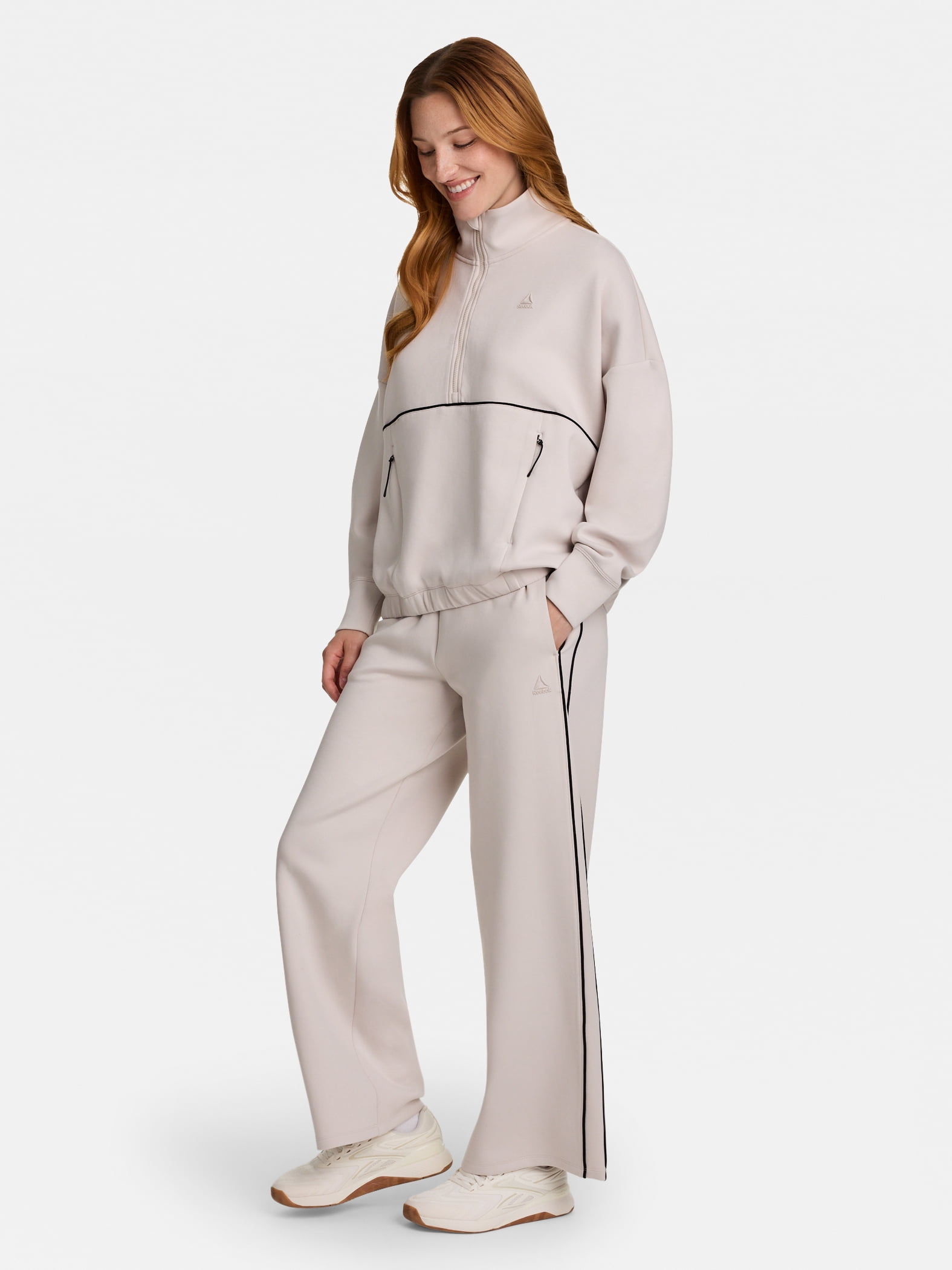 Reebok Women's Momentum Wide Leg Pants, 30'' Inseam, Sizes XS-4X