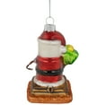 thumbnail image 4 of Northlight Smore "I Believe In Santa" Glass Christmas Ornament - 3.5" - Red, 4 of 5