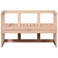 thumbnail image 4 of vidaXL Garden Sofa Bench Natural wood Solid Douglas wood Extendable, 4 of 6