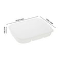 thumbnail image 3 of Divided Veggie Tray with Lid,5-Compartment Square Relish Serving Platter for Snack and Vegetable Storage,Kitchen Organization,Serving Tray,B,1PC, 3 of 6