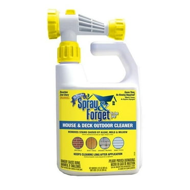 Spray & Forget  32 oz House & Deck Cleaner Liquid - Pack of 6