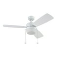 thumbnail image 6 of Honeywell Barcadero 44" White Modern Ceiling Fan with Light 3 Blades, Pull Chains & Reverse Airflow, 6 of 7