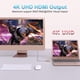 thumbnail image 3 of Adaptador USB C a HDTV, convertidor AV multipuerto tipo C con salida HDTV 4K, USD 3.0 y carga rápida USB-C de 100 W, compatible con / Pro Air,  Pro y otros dispositivos USB-C, 3 of 8