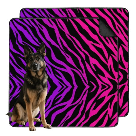 Modern Geometric Dog Pee Pads Washable 48 x48 Reusable Potty Pads Non-Slip and Leak-Proof for Crate and Floor Use.(Texture/leopard /Geometry 24 x35 )