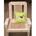 thumbnail image 2 of Carolines Treasures BB7677PW1818 American Spotted Donkey Green Fabric Decorative Pillow, 18 x 18 in., 2 of 2