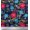 Oxford Blue, variant on Soimoi Cotton Duck Fabric Leaves & Floral Artistic Printed Craft Fabric by the Yard 42 Inch Wide