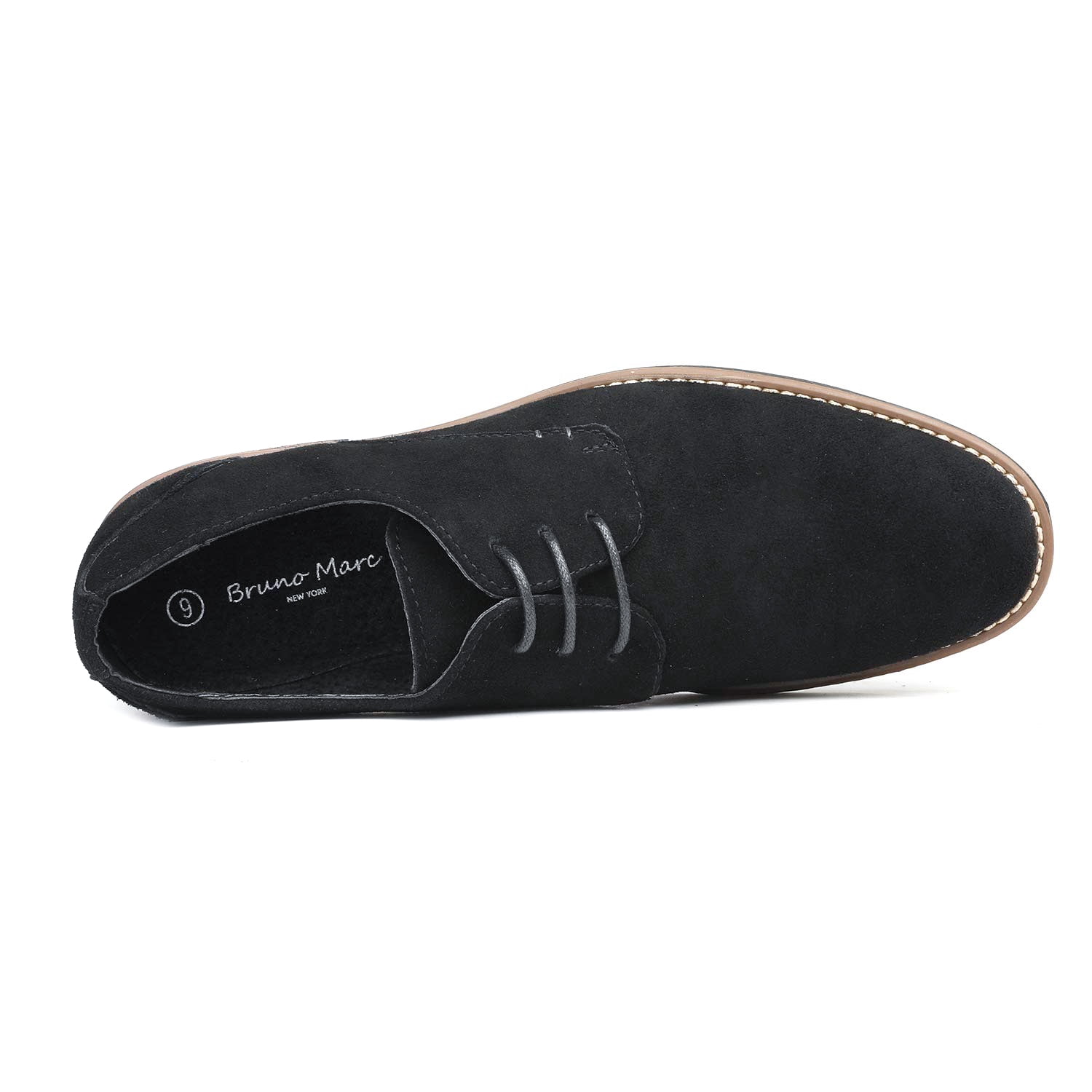 Mens Bruno Urban Suede Leather Lace Up Oxford Boot Bruno Marc Mens Urban Suede Leather Lace Up Oxfords Shoes  main image 3