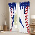thumbnail image 3 of Erosebridal Ball Games Black Out Curtains For Kids Boys,Baseball Sport Gamer Curtains Pack of 2 (42x63 Each), 3 of 7