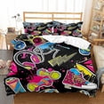 thumbnail image 1 of Street Graffiti Bedding Set Boho Duvet Cover King Queen Bedding A, 1 of 1