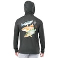 thumbnail image 2 of GH BY GUY HARVEY Men's Long Sleeve Sun Protection Gulf Trip Hoodie, 2 of 9