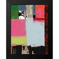thumbnail image 2 of Cartissi 19x24 Black Modern Framed Museum Art Print Titled - Pink Blocks III, 2 of 5