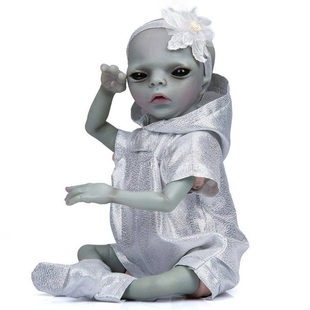 Baby Alien Reborn Finished Handmade Doll Painted Movable Babe Toy