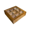 thumbnail image 4 of Gabinete de almacenamiento Macarena de madera Estante de exhibición de figuras de acción uso en tienda doméstica contenedores de caja de té estilo A, 4 of 8