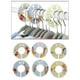 thumbnail image 3 of Perchero para ropa infantil, divisores de tamaño, etiquetas redondas de tamaño de ropa, anillos de plástico B 6pcs con tamaños, 3 of 9