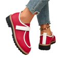 thumbnail image 5 of Women’s Casual Slip on Tassel Loafers Dressy Non-Slip Chunky Sole Leather Womens Casual Shoes Comfortable Walking Shoes Slip On Shoes Women Wide Toe Box Business Loafers Moccasins Comfort Flats 38, 5 of 5