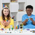 thumbnail image 2 of Plus Plus Bloques de construcción entrelazados de 240 piezas para niños, juguetes de conexión abiertos, minimanipuladores de contenedor de vástago, tubo de juego de mezcla básica y placa base, 2 of 5