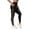 Black, variant on Fiaer Women's Mesh Leggings with Pockets Yoga Pantstummy Control 4 Way Stretch High Waist Plus Size Workout Black Trousers Black XL