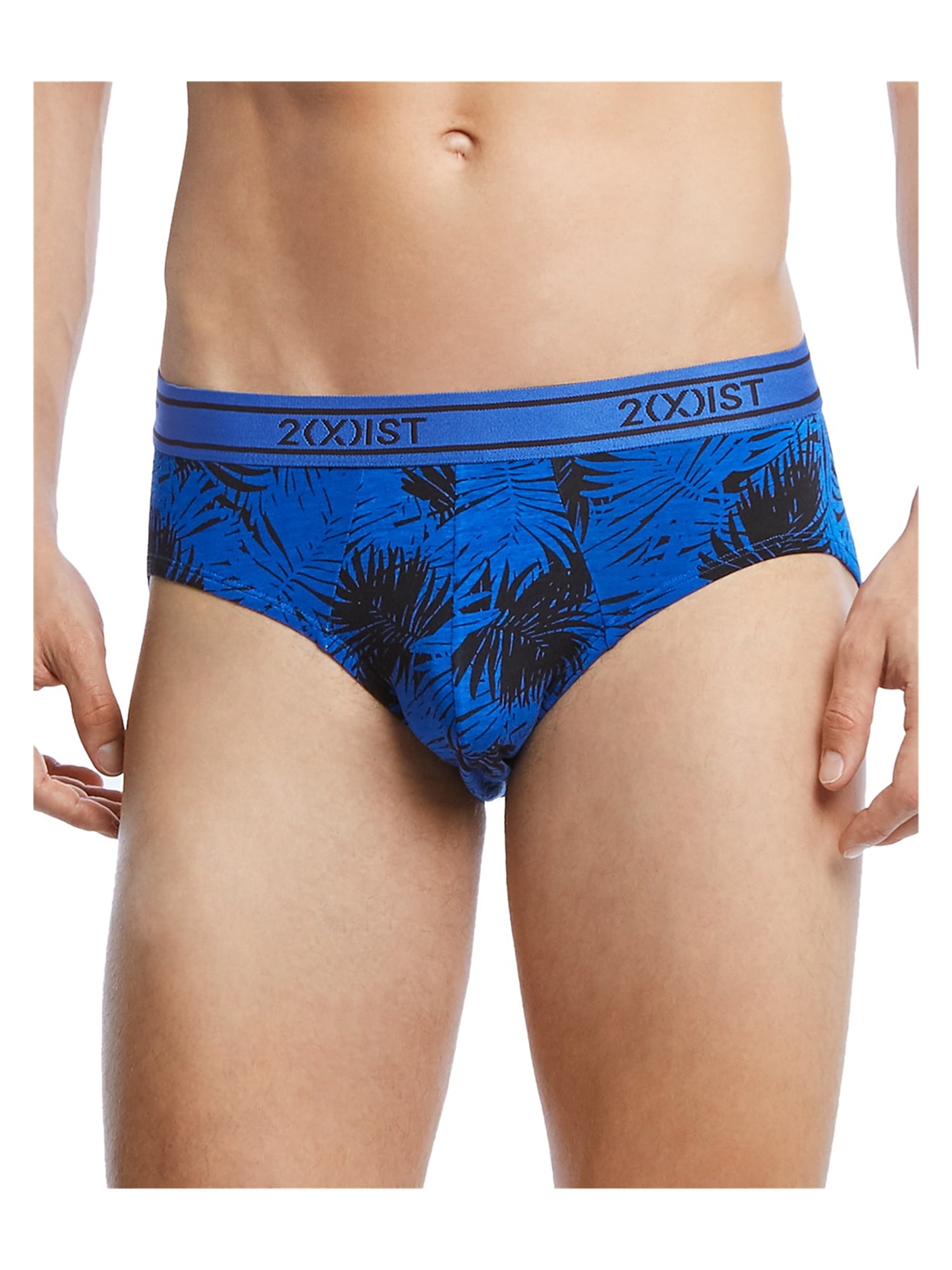 2(X)IST Mens Patterned Underwear Briefs brightblue S/No Inseam