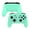 Mint Green, variant on eXtremeRate Purple Faceplate Backplate Handles for Nintendo Switch Pro Controller, Soft Touch DIY Replacement Grip Housing Shell Cover for Nintendo Switch Pro - Controller NOT Included