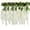 White, variant on Sinhoon 6 Pack 3.75 Feet/Piece Artificial Fake Wisteria Vine Ratta Hanging Garland Silk Flowers String Home Party Wedding Decor (White)
