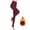 01 Wine, variant on Stamzod Fleece Lined Leggings Women Winter Thick Warm Yoga Pants High Waisted Comfy Thermal Leggings for Women