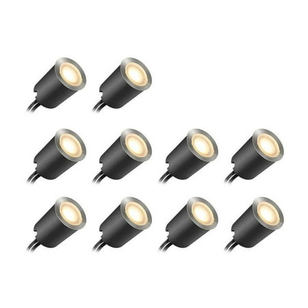 

10 Pieces Replacement Deck Lights Portable Decorative Detachable Garden Lamp for Steps Deck Walkway Patio Australia Plug