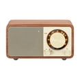 thumbnail image 3 of Sangean Portable All in One Wood Cabinet Bluetooth FM Radio Speaker, 3 of 4